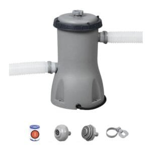 Pompa filtro a cartuccia per Piscina Bestway fuoriterra portata 3.028 L/h