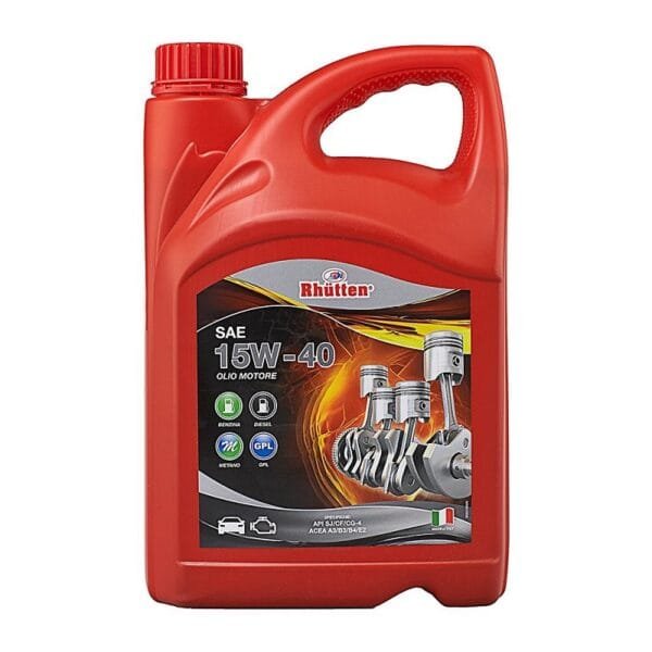 Olio motore 15W40 protettivo per motori auto benzina diesel metano gpl 4 LT - immagine 1