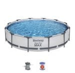 Piscina fuori terra rotonda da giardino Bestway Steel Pro MAX 366x76 cm