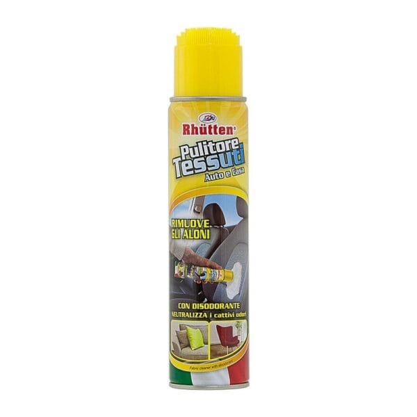 Spray Pulitore tessuti auto e casa con spazzola pulizia interni sedili 400 ML - immagine 1