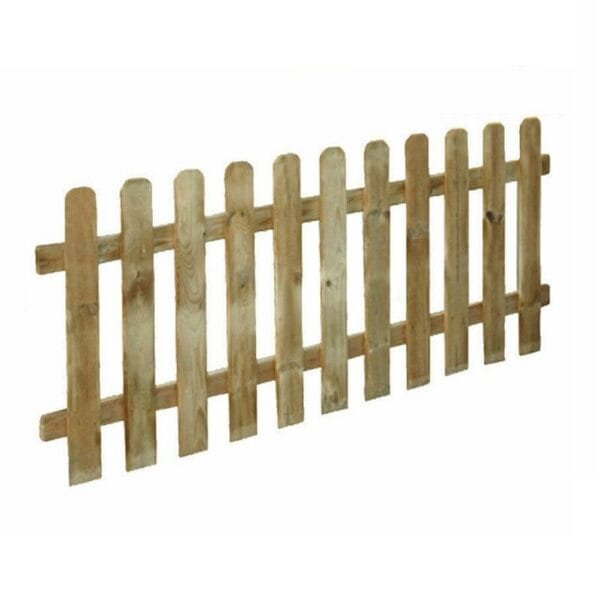 Recinzione giardino staccionata in legno Lasa impregnata autoclave 100x80 cm - immagine 1