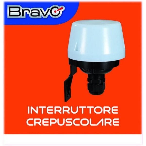 INTERRUTTORE CREPUSCOLARE DA ESTERNO SENSORE CREPUSCOLARE UNIPOLARE - immagine 2