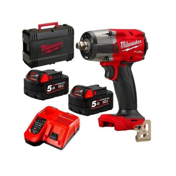 Avvitatore ad impulsi a batteria Set Milwaukee M18 Fuel media coppia Attacco 1/2 - immagine 1