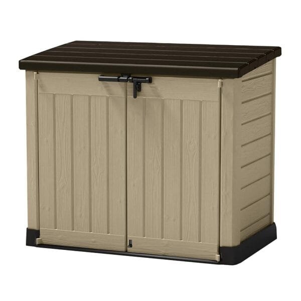 Baule porta attrezzi da esterno Beige Keter Store It Out Max 145x82x125 CM - immagine 1