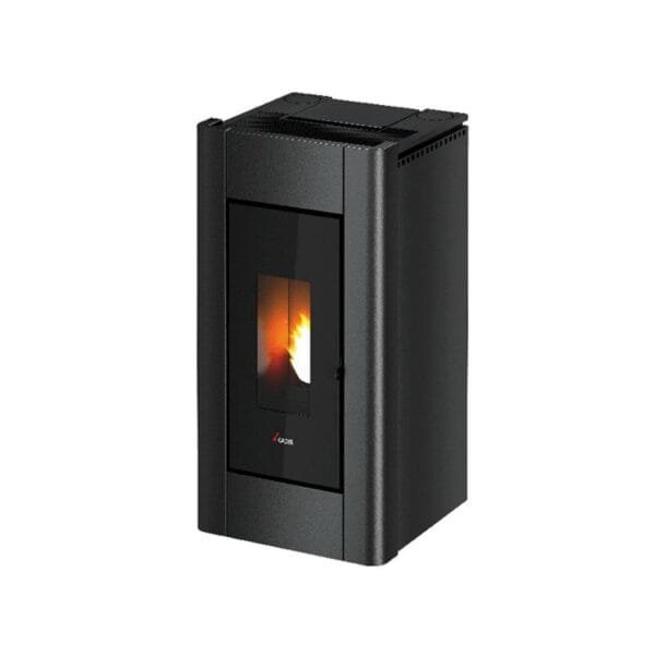 Stufa a pellet Cadel Prince Plus 11 canalizzata Antracite Inox Wi-Fi A+ 11 kW - immagine 1