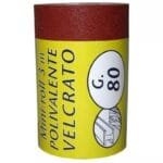 Carta abrasiva per levigatrice Velcrata polivalente Grana 80 Rotolo 2,5 mt