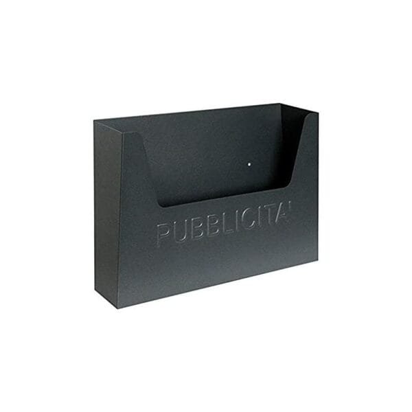 Cassetta Porta Pubblicita' riviste lettere da esterno antracide 34x7x H24 cm - immagine 1