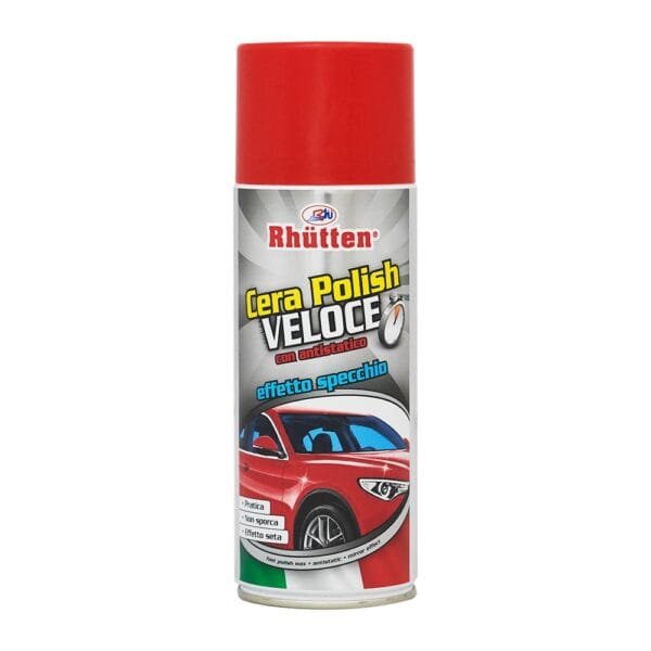 Cera polish veloce per auto moto bici barca lucidante effetto specchio 400 ML - immagine 1