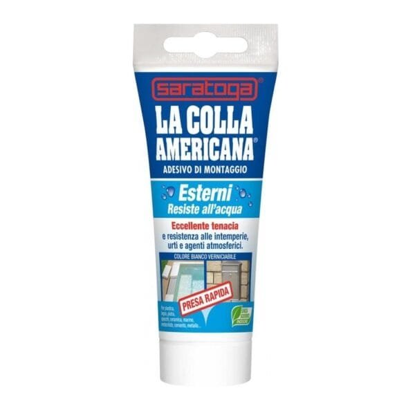 Colla Americana da Esterni Saratoga Adesivo Bianco Inodore Presa Rapida GR 200 - immagine 1