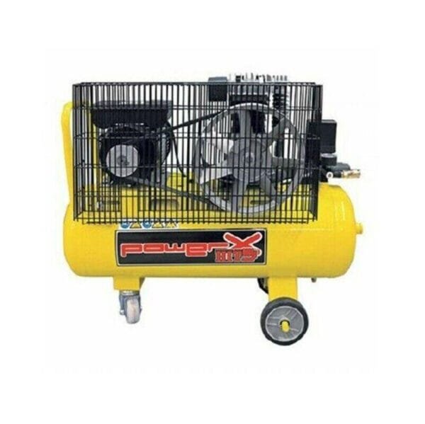 Compressore aria 50 LT cinghiato monofase 2 manometri 50 Litri 2 HP 8 bar - immagine 1