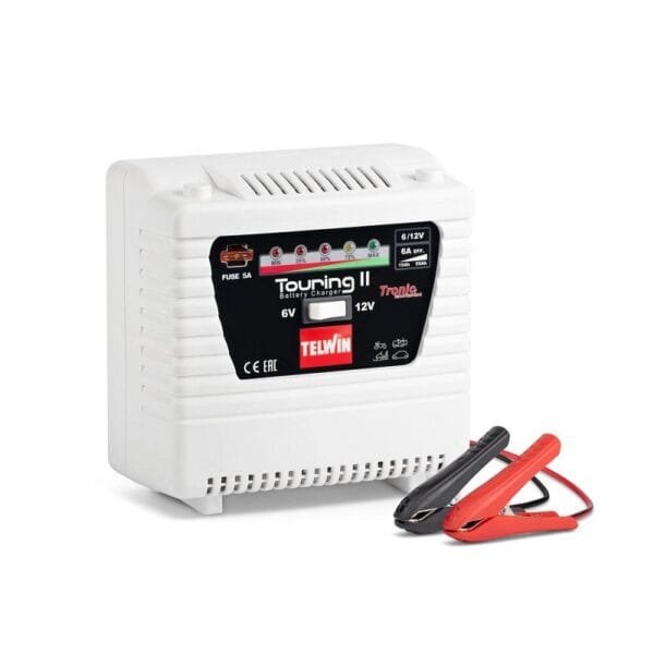 Caricabatterie Telwin Touring 11 per auto moto jeep carica batteria 6/12V - immagine 1