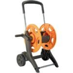 Carrello avvolgitubo con ruote irrigazione prato giardino 60 MT di tubo da 1/2