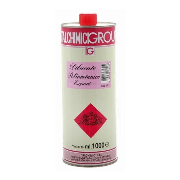 Diluente poliuretanico Export limpido incolore diluizione fondi finiture 1 LT - immagine 1