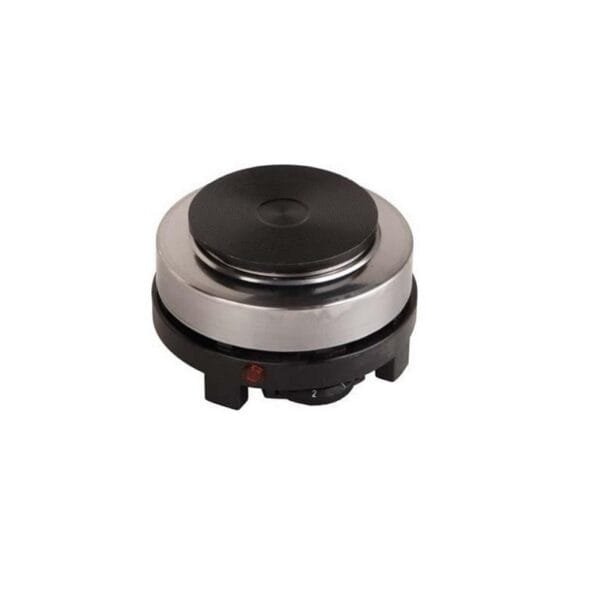 Fornello Elettrico da Campeggio 1 Piastra in Ghisa Portatile Viaggio Casa 500W - immagine 1