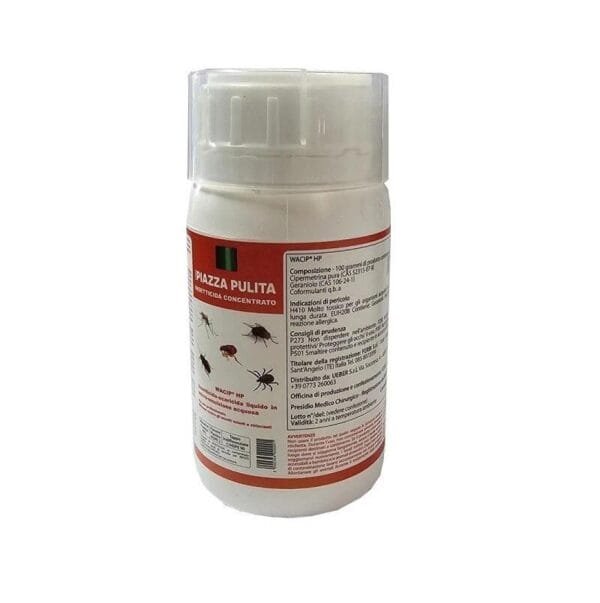 Insetticida concentrato insetti volanti striscianti Uso interno esterno 250 ml WACIP HP PIAZZA PULITA - immagine 1
