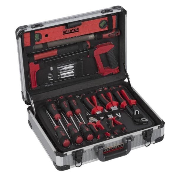 Valigia attrezzi completa in alluminio Set di utensili alta qualita 180 pz - immagine 2