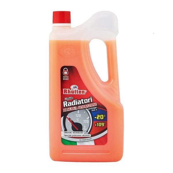 Liquido radiatore Rosso Antigelo nuova generazione protettivo pronto uso 2 LT - immagine 1