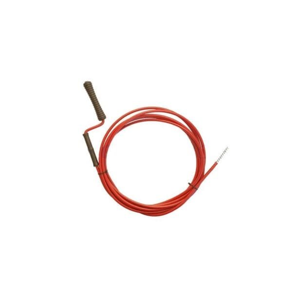 Sturalavandino rivestito pvc sonda sturatubi per bagno lavandino tubi scarico 350 cm - immagine 1