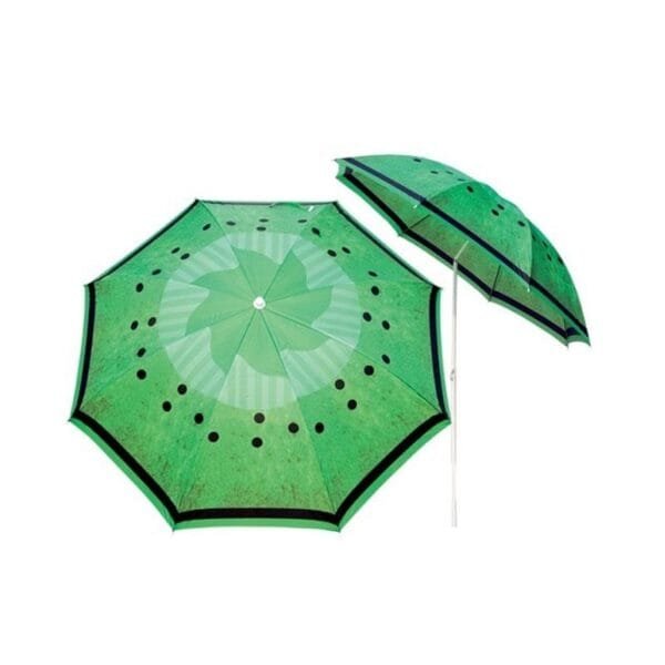 Ombrellone da Mare Spiaggia Frutta Kiwi Reclinabile Telo in Poliestere 180 cm - immagine 1