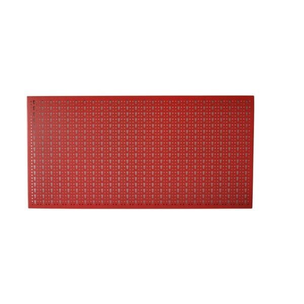 PANNELLO PORTAUTENTENSILI CM 50X100 ROSSO LAMIERA FORATA - immagine 1