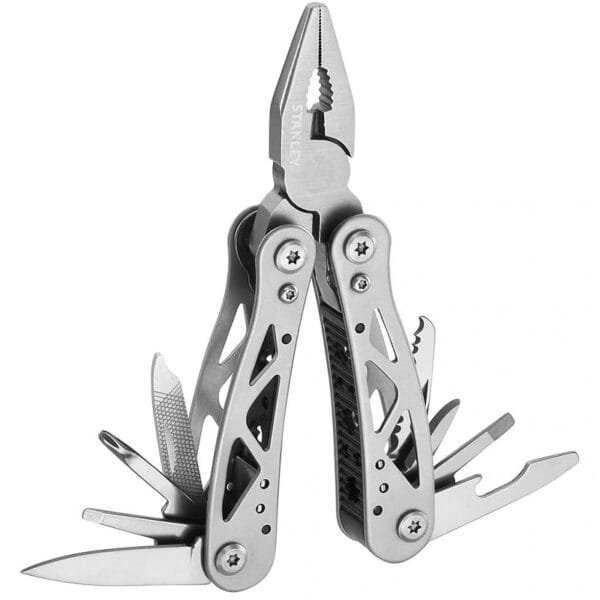 Pinza multiuso Stanley 12 funzioni acciaio inox ergonomica con fodero da cintura - immagine 1