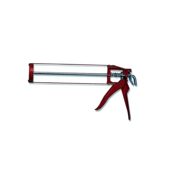Pistola per silicone professionale in alluminio foracartucce colla sigillante - immagine 1
