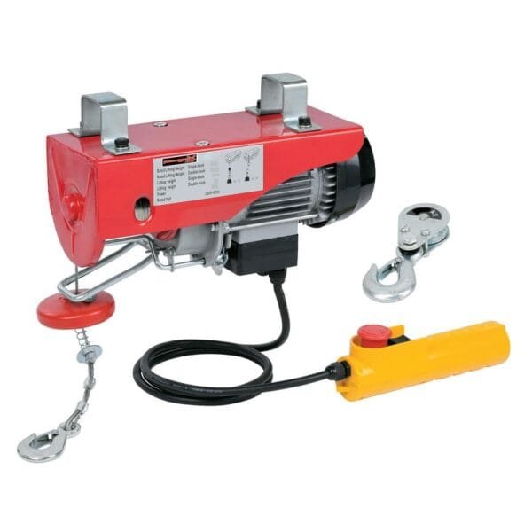Paranco elevatore elettrico argano verricello 18MT  Doppia Carrucola 950W 400 Kg - immagine 1
