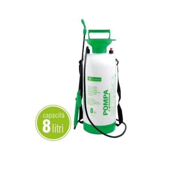 Pompa irroratrice a spalla a pressione zaino vaporizzatore giardino orto JENNY 8 LT - immagine 1