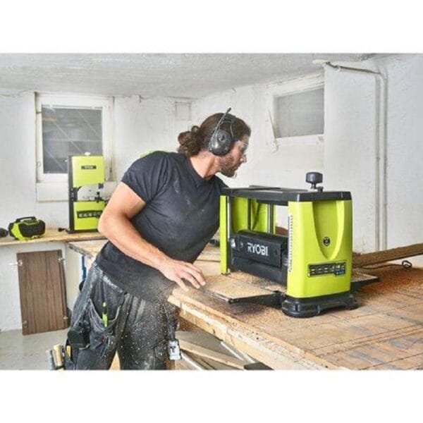 RYOBY RAP1500G PIALLA FILO SPESSORE ELETTRICA 230V 1500W 2 LAME TAGLIO LEGNO - immagine 2