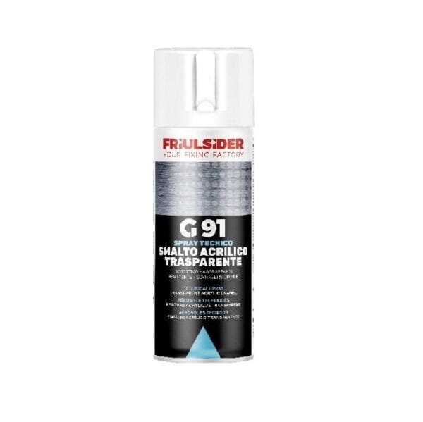 Bomboletta Spray Tecnico G91 Smalto Acrilico Trasparente protettivo 400 ML - immagine 1