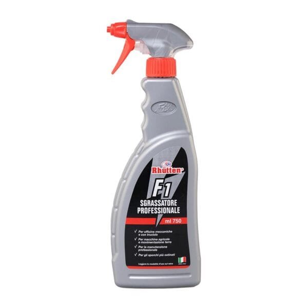 Sgrassatore spray concentrato professionale officina Neutron F1 Rhutten 750ml - immagine 1
