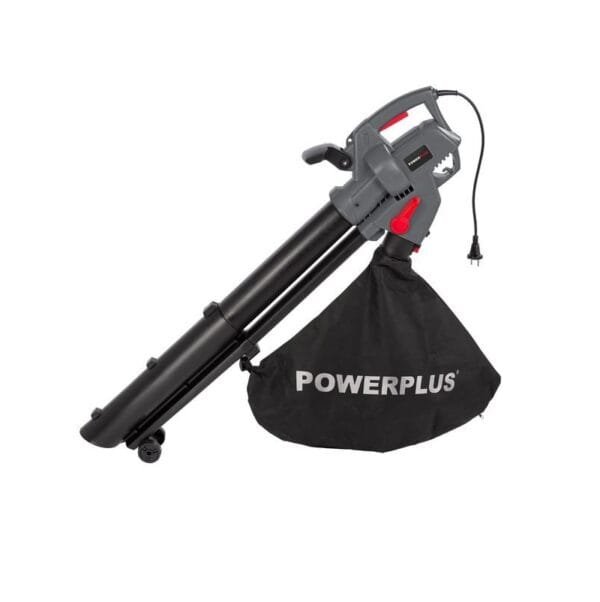 SOFFIATORE/ASPIRATORE/TRITURATORE 3000 W POWEG9013 Soffiatore aspiratore Trituratore elettrico con sacco per foglie giardino 3000 W - immagine 1