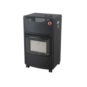 Stufa a gas GPL infrarossi portatile Nera bombola 15 kg 4200W 42x36x72 CM