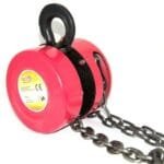 Paranco a catena verricello argano manuale sollevatore 3 MT portata 2000 Kg