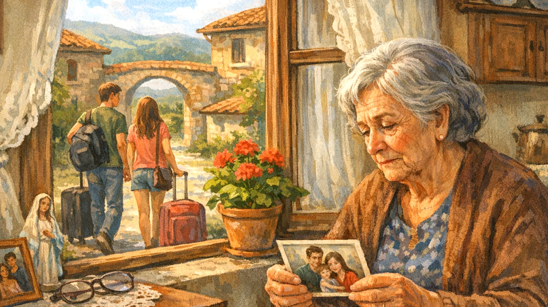 Nonna che teme di perdere il rapporto affettivo con i nipoti giovani adulti che si stanno allontanando per costruire la propria vita indipendente"