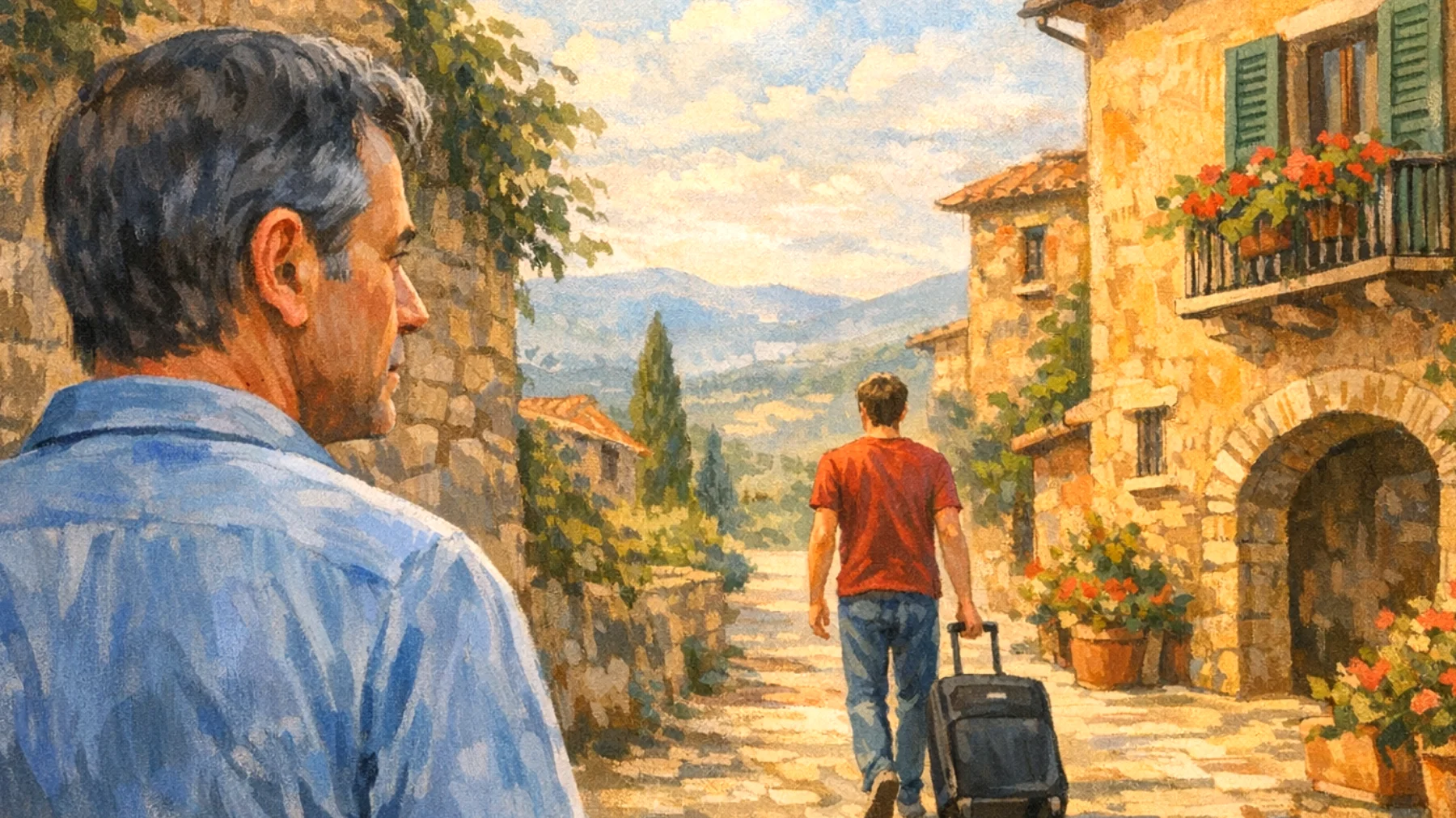 Papà teme di perdere il legame affettivo con il figlio giovane adulto che si sta allontanando per costruire la propria indipendenza"