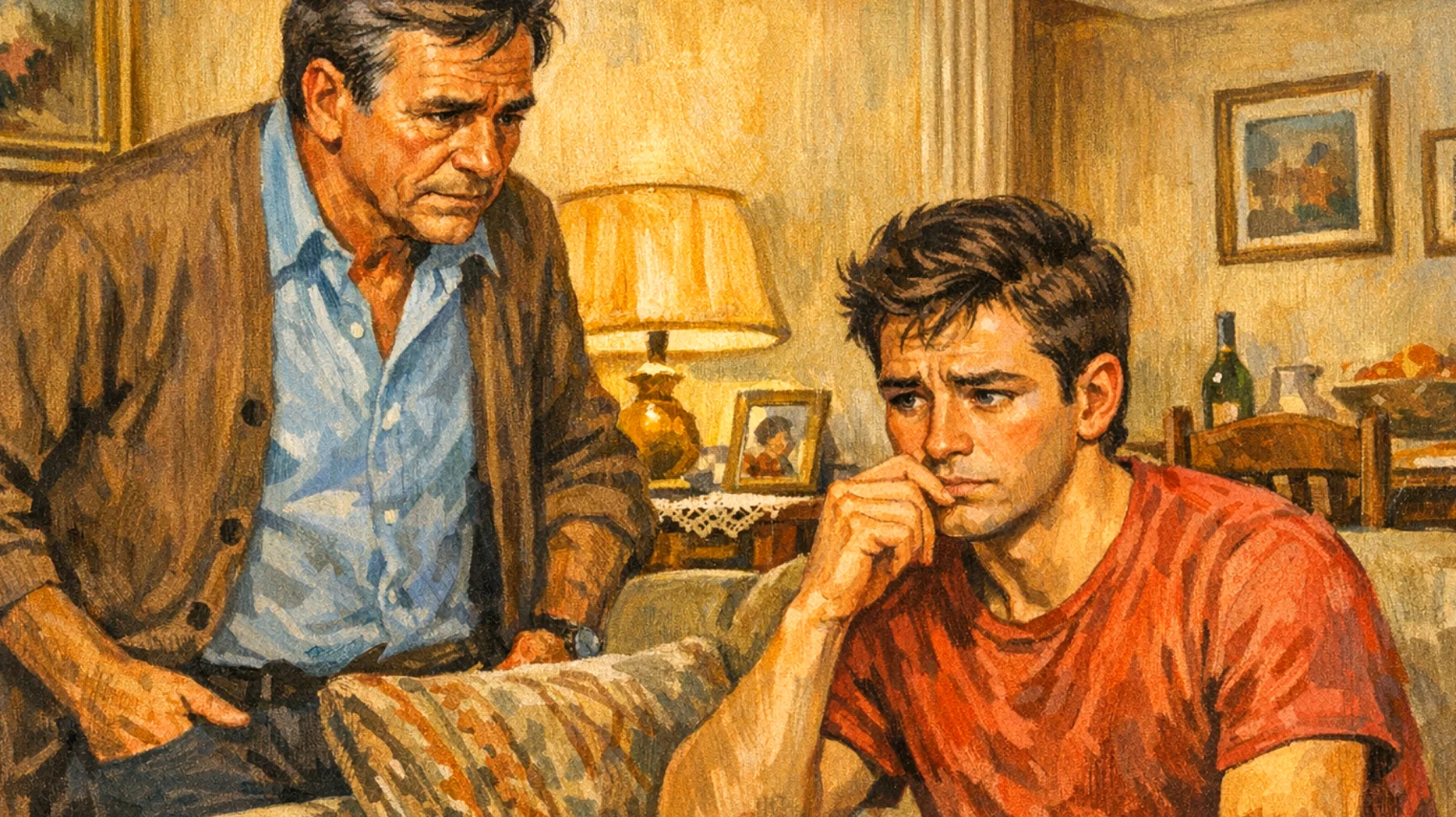 Un papà si trova in difficoltà perché il figlio giovane adulto (20-30 anni) mostra una dipendenza eccessiva dalla figura paterna, faticando a prendere decisioni autonome, a gestire responsabilità lavorative o personali e a costruire una propria indipendenza emotiva ed economica."